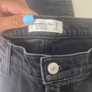 Kick flare abercrombie and Fitch high waist jeans size 29/8